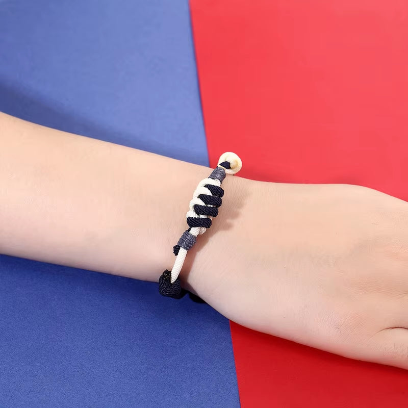 Mens Women Adjustable Thread Milan Rope Bracelet for Lovers Distance Couple Bracelete Minimalist Yoga Meditation Bracelet