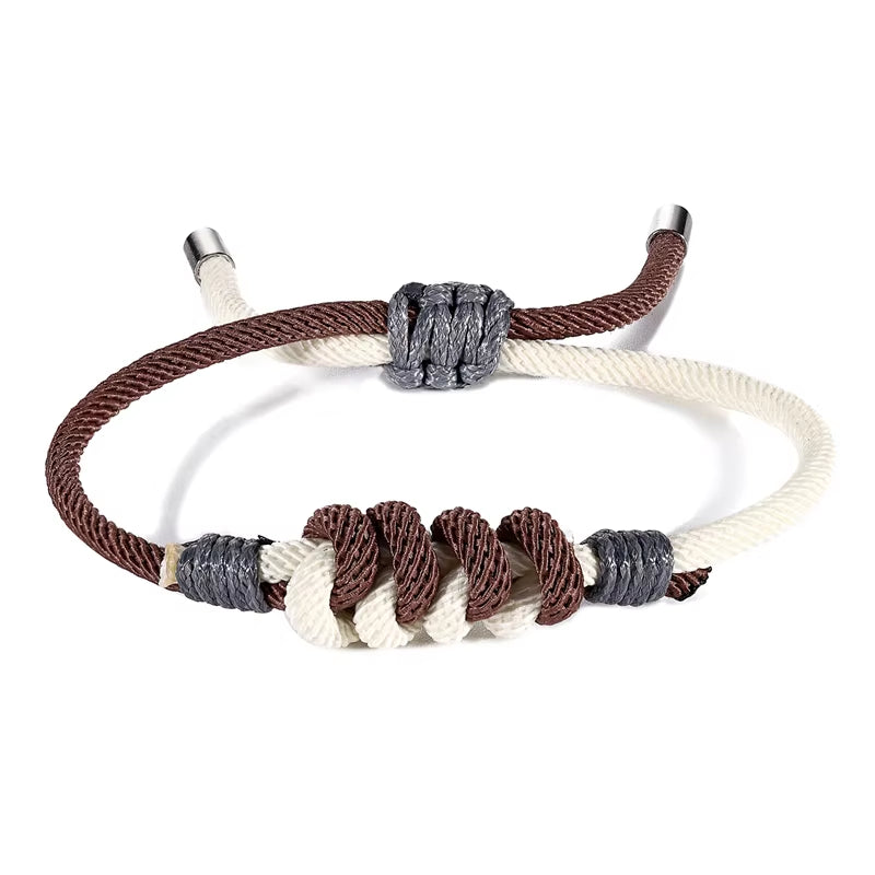 Mens Women Adjustable Thread Milan Rope Bracelet for Lovers Distance Couple Bracelete Minimalist Yoga Meditation Bracelet