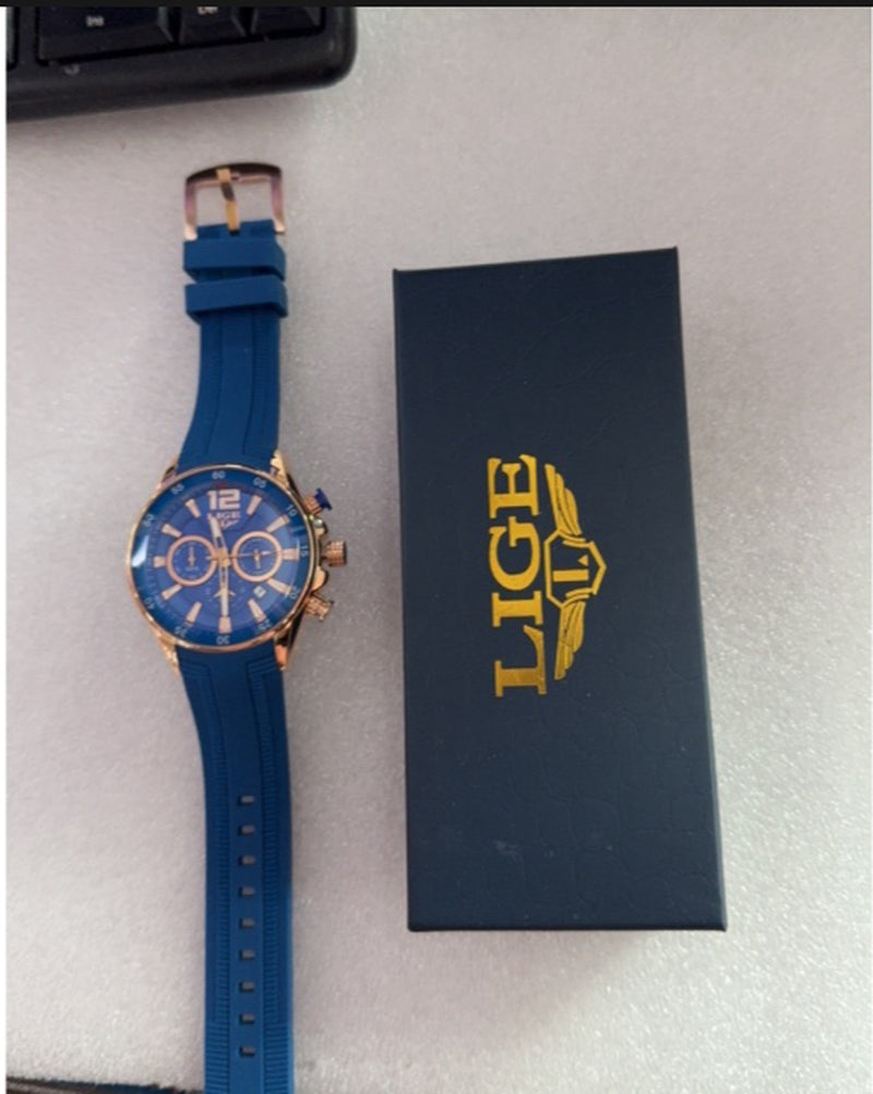 Quartz Men'S Waterproof Watch Multi-Function