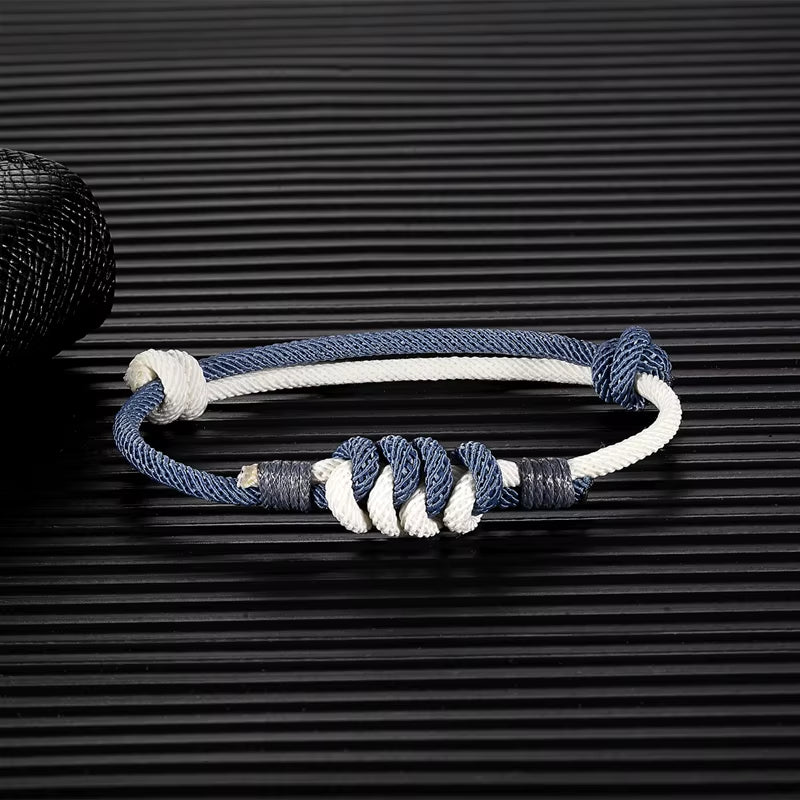 Mens Women Adjustable Thread Milan Rope Bracelet for Lovers Distance Couple Bracelete Minimalist Yoga Meditation Bracelet