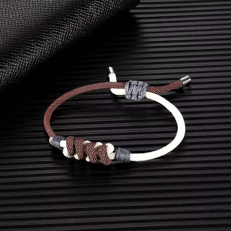 Mens Women Adjustable Thread Milan Rope Bracelet for Lovers Distance Couple Bracelete Minimalist Yoga Meditation Bracelet