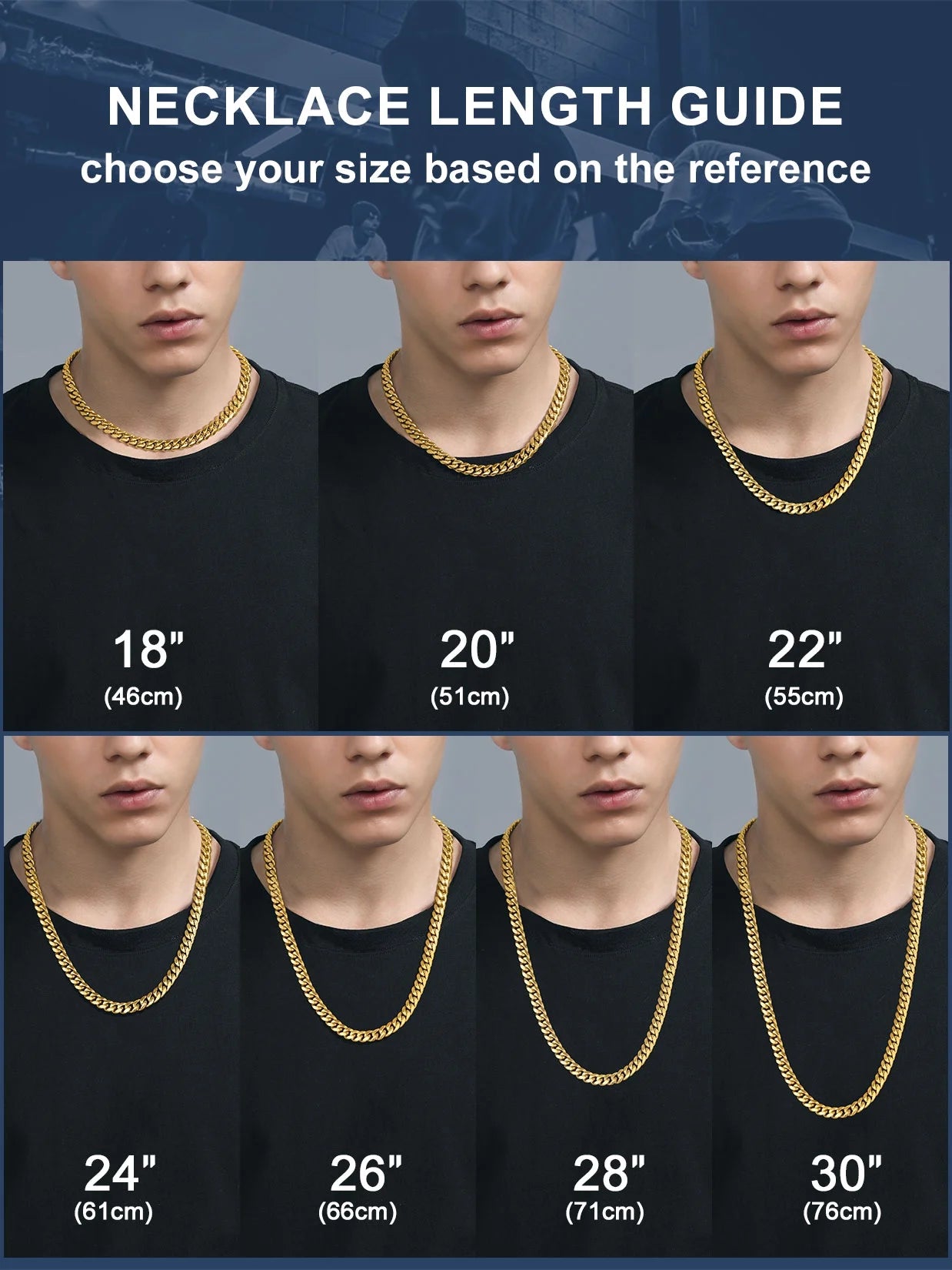 Cuban Chain for Mens 26 Inch 14MM Mens Gift Rapper Hip Hop Necklaces Gold Plated